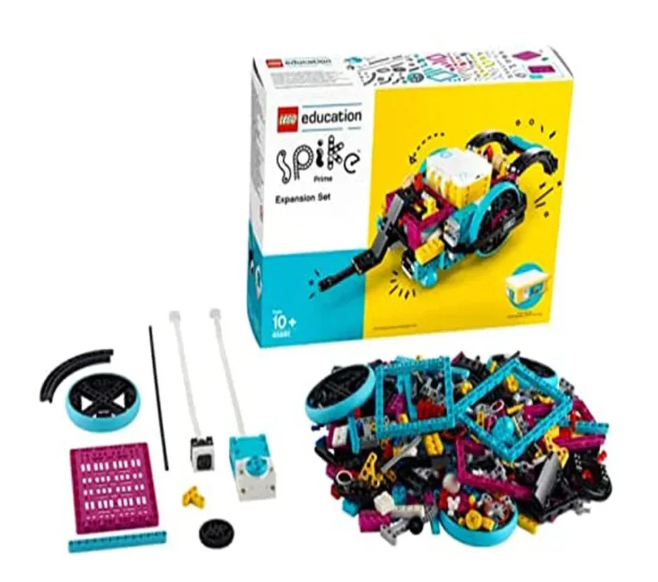 LEGO Education SPIKE Prime Expansion Set 45681 – 605-Piece Robotics Kit – Advanced STEAM & Competition Learning