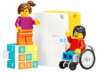 LEGO Education 45345 SPIKE Essential Set – 449 Piece STEAM Robotics Kit for Primary School