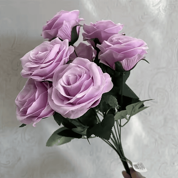 Rose Bunch purple with fillers