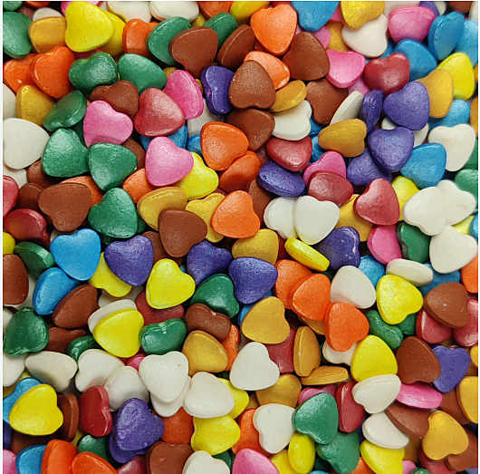 Hearts Sugar Sprinkles
