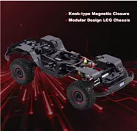 FMS Model 1: 10 Canyon RS Black side profile showing futuristic police rig styling