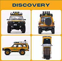 FCX10 underbody chassis frame view of FMS Model 1:10 Land Rover Range Rover RS Yellow
