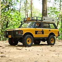 FCX10 chassis layout of FMS Model 1:10 Land Rover Discovery RS Yellow