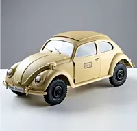 FMS Model 1:12 Kommandeurwagen Beetle RTR Yellow side profile in yellow finish