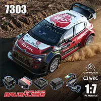FMS Model 1: 10 Atlas 4x4 RS Blue oil-filled shock absorber articulation test