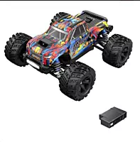 MJX Hyper Go 20208 1/20 Brushless RC Monster Truck front three-quarter view