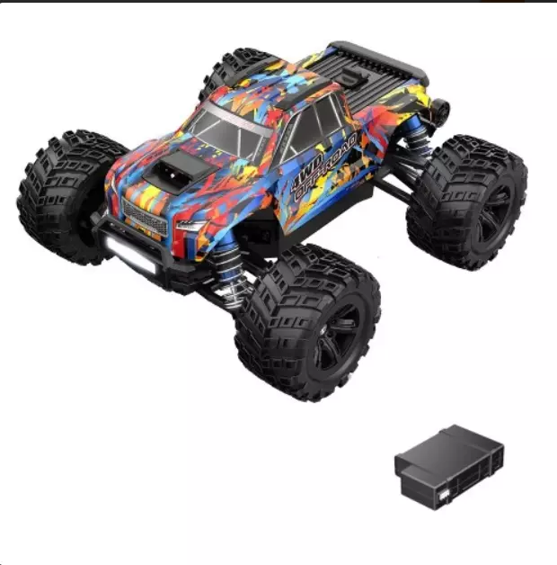 MJX Hyper Go 20208 1/20 Brushless RC Monster Truck front three-quarter view