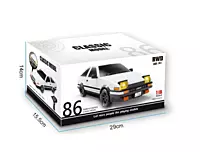 LDRC Model A02W 2.4GHz 3-channel remote controller and USB charger package contents