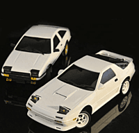 LDRC Model A02W LRC-RCC-2305 white 1/18 scale RWD drift car side profile