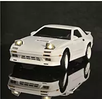 LDRC Model A02W LRC-RCC-2305 performing an indoor desktop drift maneuver