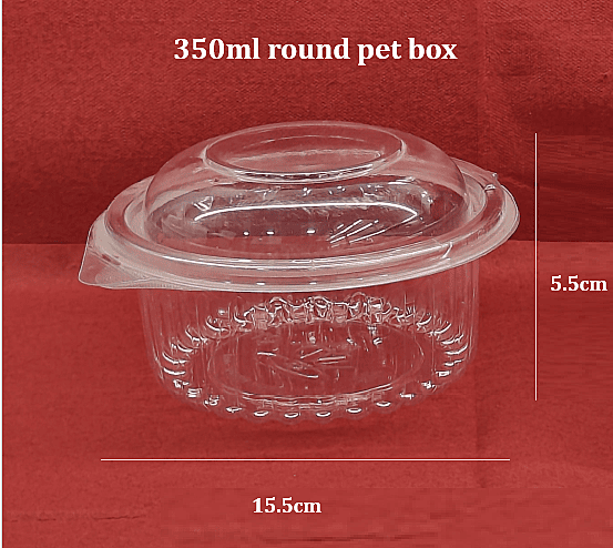 Pvc round box 350ml