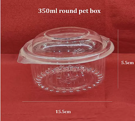 Pvc round box 350ml