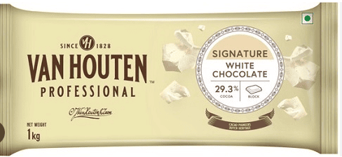 VanHouten White Chocolate-  29.3% 1 kg