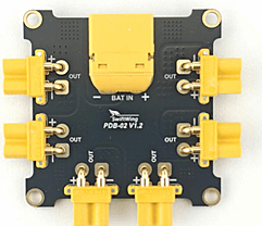 SwiftWing PDB02-XT60-6XT30 3S-6S Power Distribution Board with XT60 and 6 XT30 Connectors SwiftWing PDB02-XT60-6XT30 3S-6S Power Distribution Board with XT60 and 6 XT30 Connectors