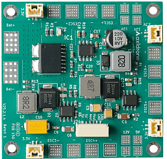Axldrone PDB 80A with hall-effect current sensor for drones Axldrone PDB 80A with hall-effect current sensor for drones