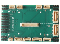 axl Carrier Board for Cube Orange mounted on a professional industrial drone setup. axl Carrier Board for Cube Orange mounted on a professional industrial drone setup.