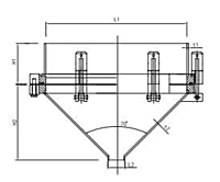 SWING MANHOLE WITH TWO INTERSECTANT ARMS