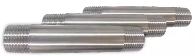 BARREL NIPPLE THREAD STANDARD NPT, BSPT, BSP