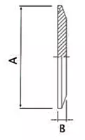 CLAMP BLANK END CAP, SS 304 AND 316L