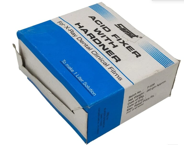 Samit X-Ray Fixer Powder – Dental X-Ray Film Processing Fixer