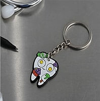 iDENTical Tooth Shape Keychain With Candy Design ZYR-3006-1
