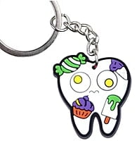 iDENTical Tooth Shape Keychain With Candy Design ZYR-3006-1