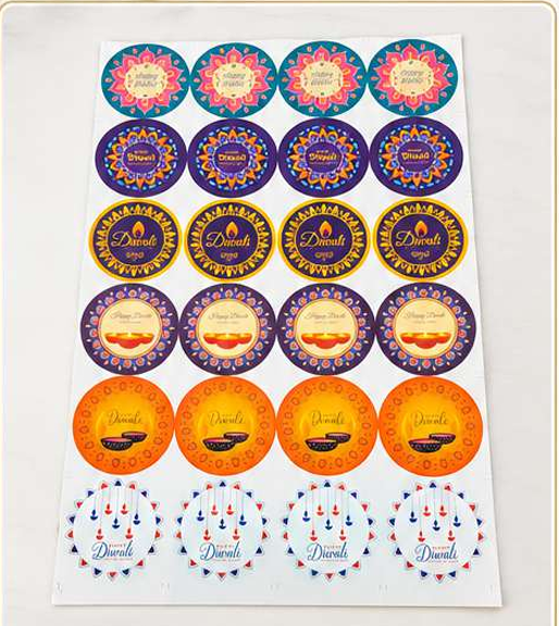 Diwali sticker 2inch