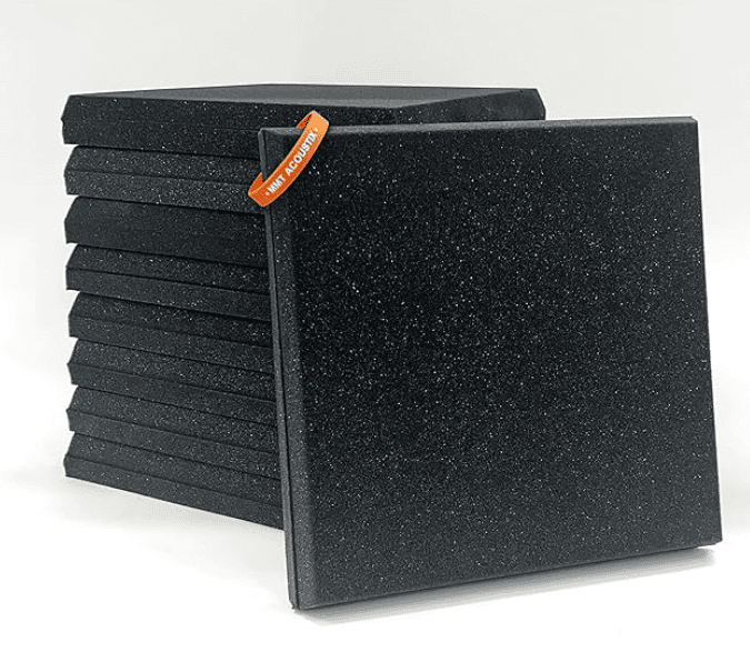 MMT Acoustix Boxer Acoustic Foam | Beveled Edges, High Absorption, High Density | 1x1Ft 2” Thick