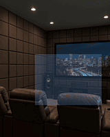 MMT Acoustix Boxer Acoustic Foam | Beveled Edges, High Absorption, High Density | 1x1Ft 2” Thick