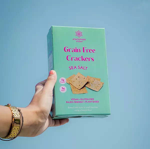 Sea Salt Grain Free Crackers - Atmosphere