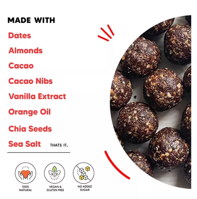 Better Laddoos-Orange Cacao 70 Gms - Eat Better