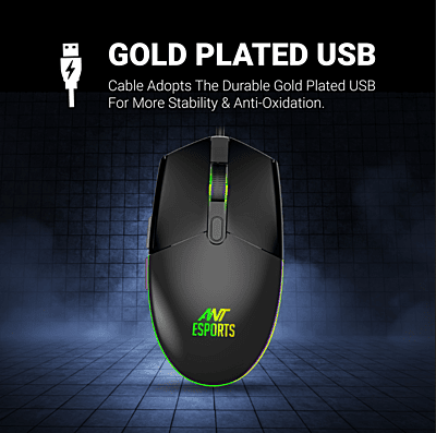 KEYBOARD MOUSE GAMING COMBO ANT ESPORTS RGB KM1650