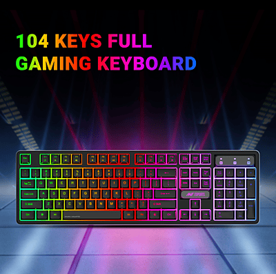 KEYBOARD MOUSE GAMING COMBO ANT ESPORTS RGB KM1650