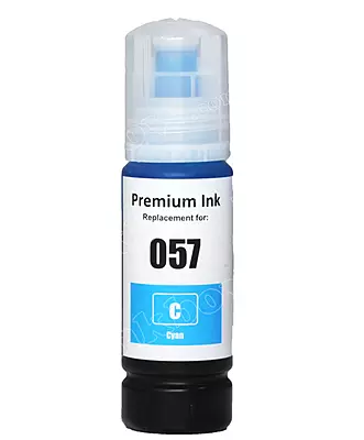057 Refill Ink for Epson L8050, L18050 Printer (Cyan)