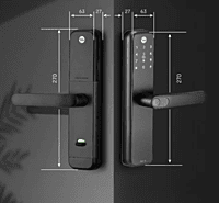 Yale Zuri S (Black) Smart Lock with 5 way unlocking