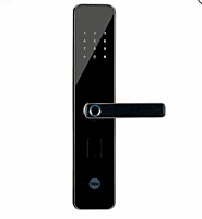 YDME 200 NxT Digital Door Lock with fingerprint, PIN, Manual Keys, RFID Card - Gold