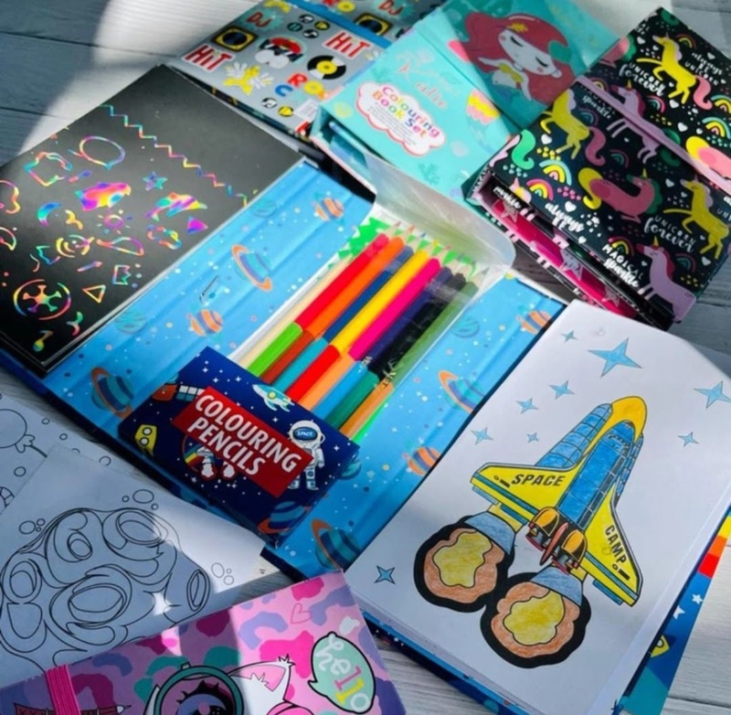 Colorbook With Scratchpad & Pencil Colors