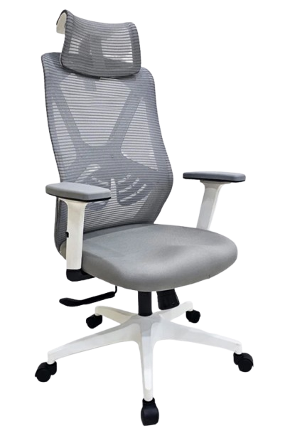 Finch White High back Chair
