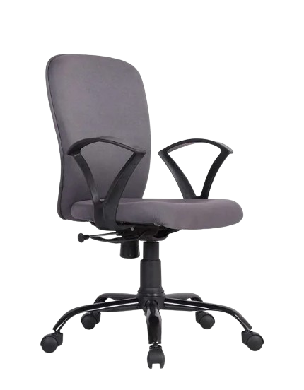 Leno Grey medium back chair