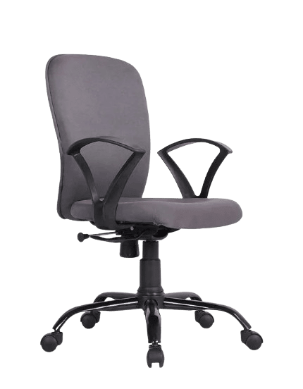 Leno Grey medium back chair