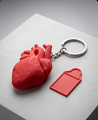 The Hera Heart Keepsake Keychain