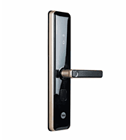 YDME 200 NxT Digital Door Lock with fingerprint, PIN, Manual Keys, RFID Card - Gold