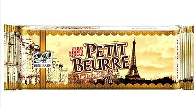 Bisk Farm Zero Added Sugar Petit Beurre - The Taste of France 250g Pouch Bisk Farm Zero Added Sugar Petit Beurre - The Taste of France 250g Pouch