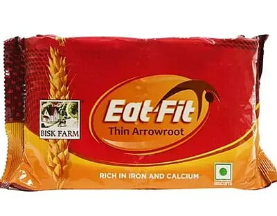 Bisk Farm Thin Arrowroot, Rich in Calcium & Iron, Teatime Snack, 400 g - Pouch Bisk Farm Thin Arrowroot, Rich in Calcium & Iron, Teatime Snack, 400 g - Pouch