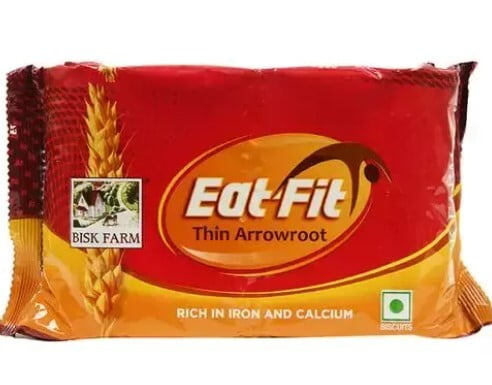 Bisk Farm Thin Arrowroot, Rich in Calcium & Iron, Teatime Snack, 400 g - Pouch Bisk Farm Thin Arrowroot, Rich in Calcium & Iron, Teatime Snack, 400 g - Pouch