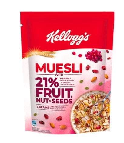 Kellogg's Muesli With 21% Fruit,