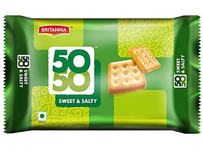 Britannia 50-50 Sweet & Salty, 200 grams Britannia 50-50 Sweet & Salty, 200 grams