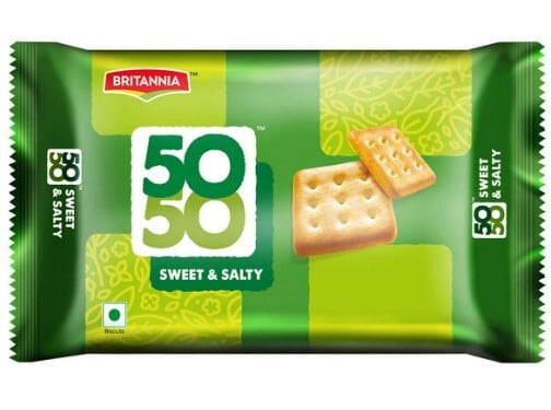 Britannia 50-50 Sweet & Salty, 200 grams Britannia 50-50 Sweet & Salty, 200 grams