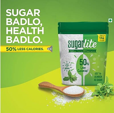 Sugarlite 50% less Calories Sugar/ Chino, 500g- Pouch