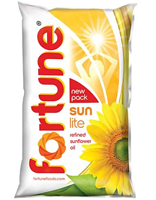 Fortune Ricebran Oil 1 L pouch